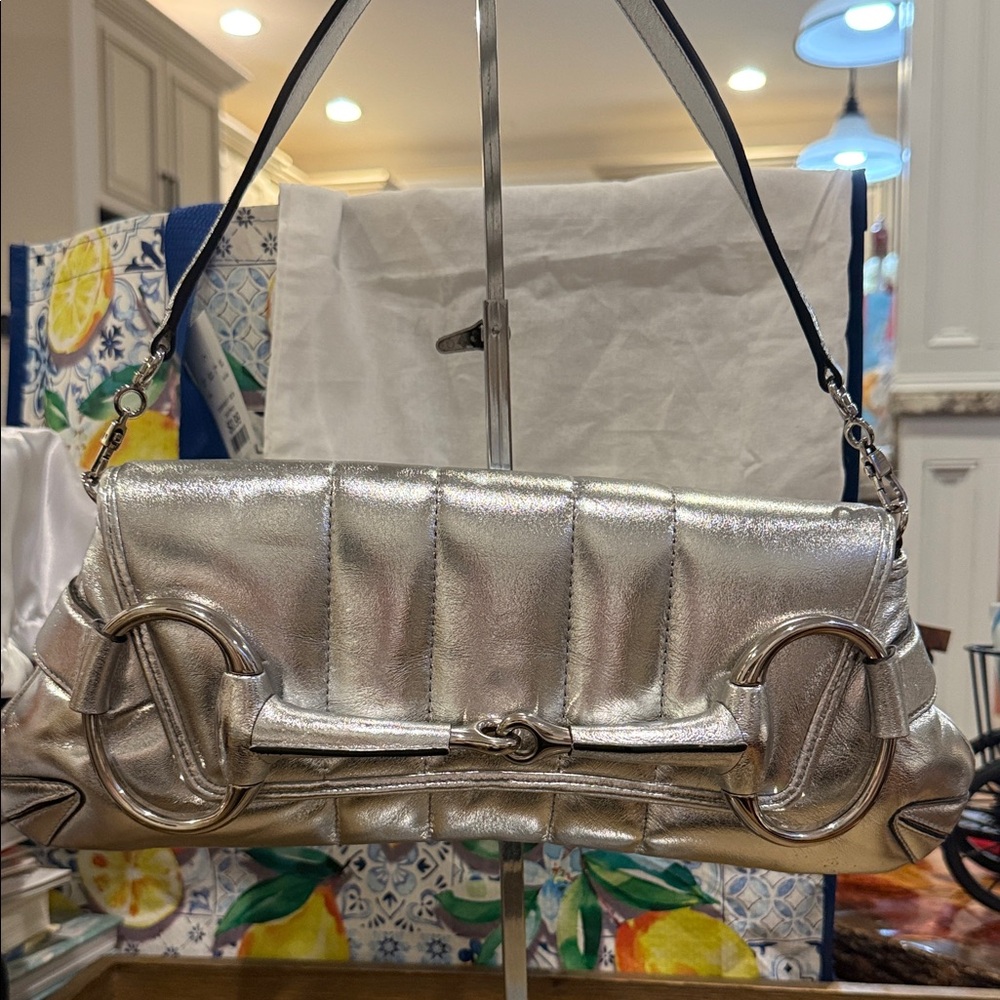 Silver Designer Women's Bag